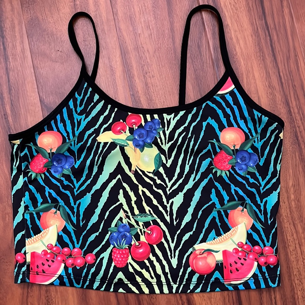 Colorful forever 21 crop top